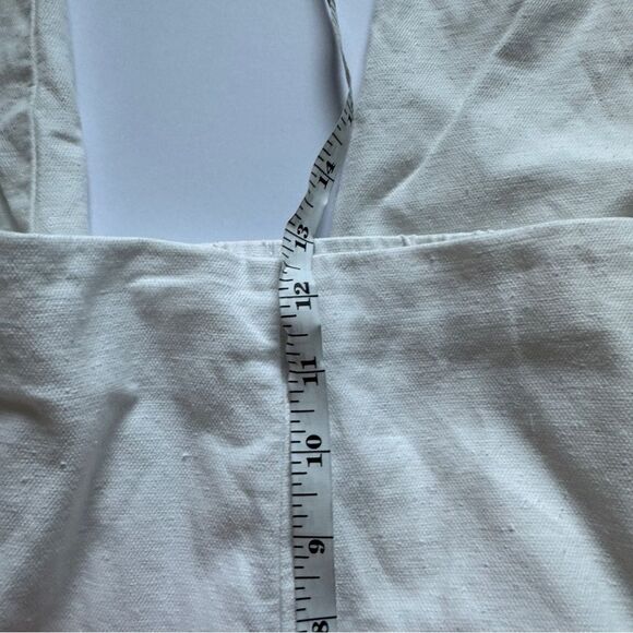 Eileen Fisher Organic Cotton Hemp Lantern Ankle Pant White Size X-Large NWOT - Picture 6 of 9